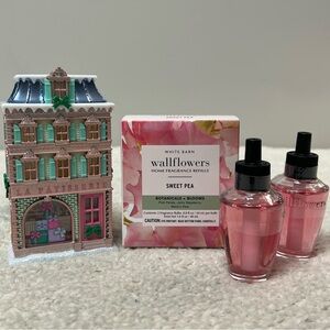 B&B Works "Emily-n-Paris" Wallflower Nightlight/Diffuser w/Sweet Pea Refills